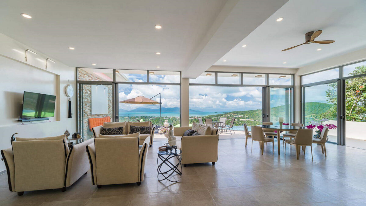 4 Bedroom Sea View Villa - Bophut - Koh Samui - for sale